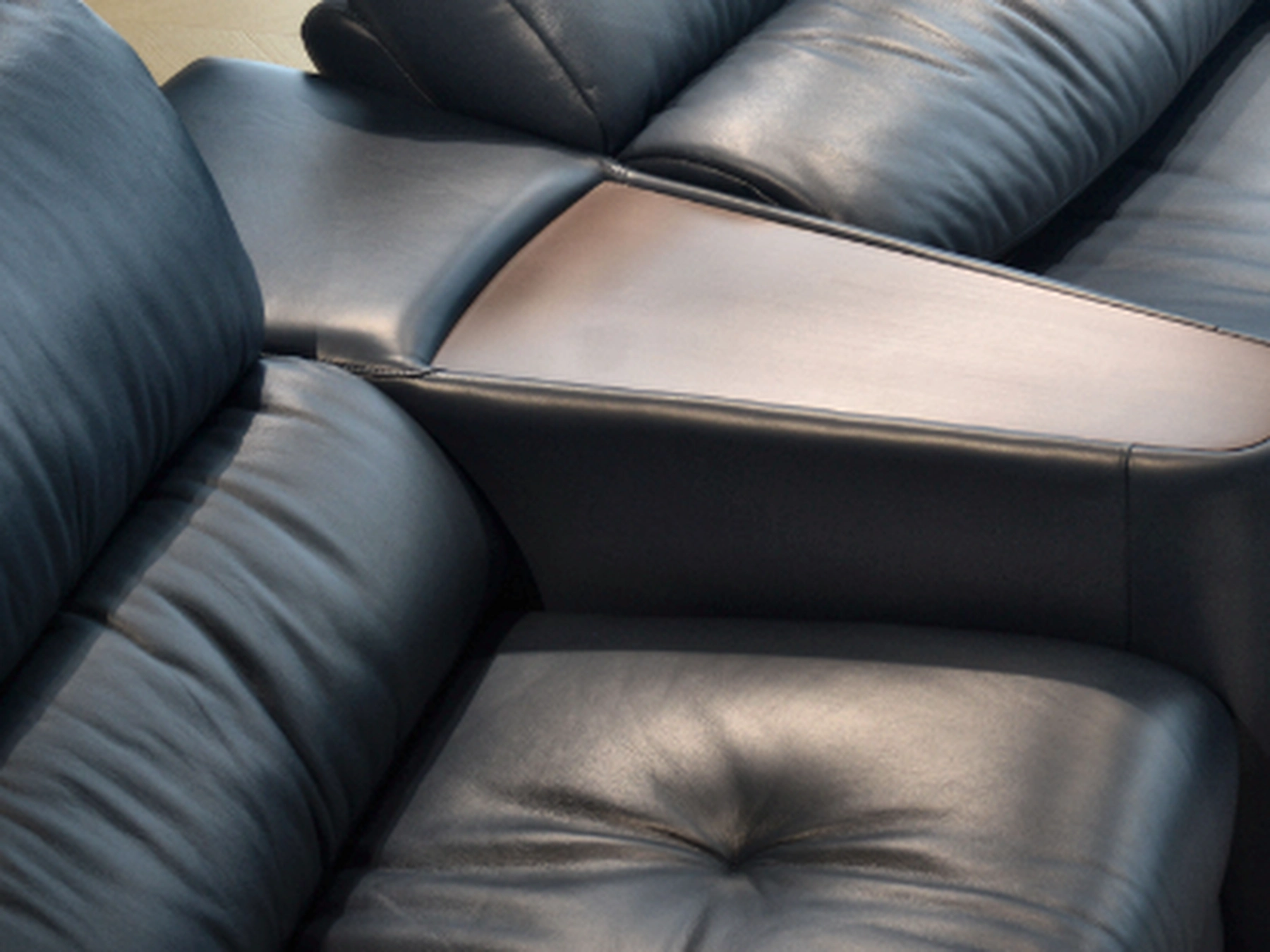 Grand Row dark console surface detail