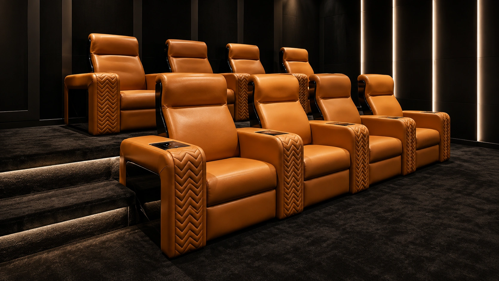 Regent Row full cinema-room setting